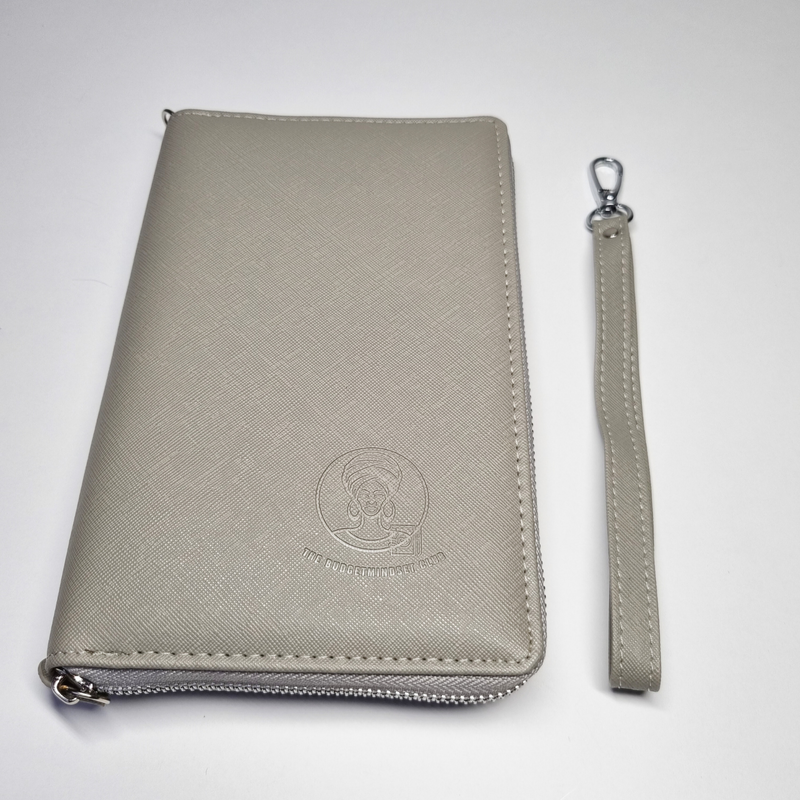 Grey Cash Envelope Wallet Ireland | The Budget Mindset Club