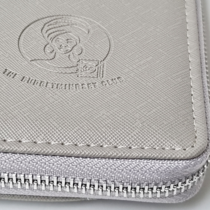 Grey Cash Envelope Wallet Ireland | The Budget Mindset Club